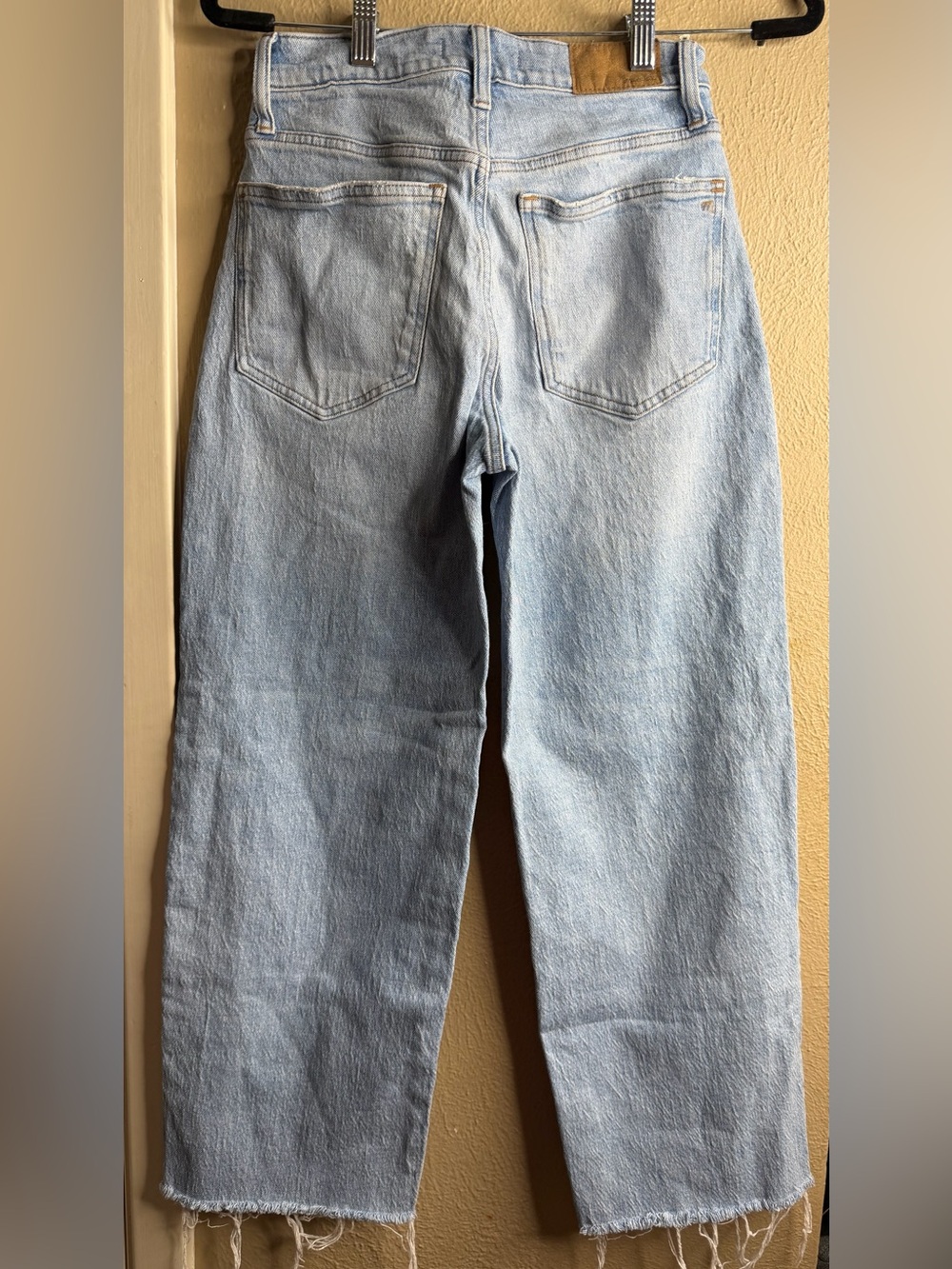 Madewell Light Wash High-Rise Straight Jeans - Picture 2 of 5